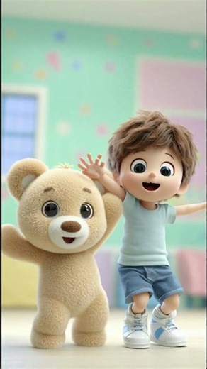 👉 Jump and Dance with Mini Wonders 🧸🎶#funforkids #kidsmusic #kidssong #miniwonders #toddlerfun