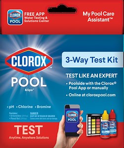 Clorox Pool&Spa 3-Way Pool Test Kit pH, 1ct