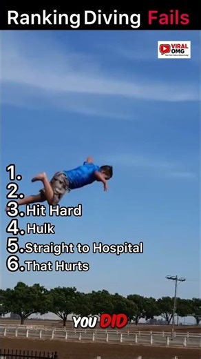 Ranking Worst Diving Fails😱
