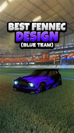 Fennec Design (Blue Team) #49 #RocketLeague #RocketLeaguePresets #RocketLeagueDesigns