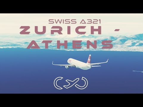 [BUSY ATC TRAFFIC] Zurich (ZRH) - Athens (ATH) | Swiss Airbus A321 | Full flight