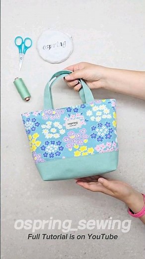 Easy! Tote Bag DIY 💐 Sewing Tips
