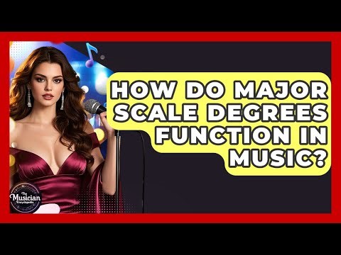 How Do Major Scale Degrees Function In Music? - The Musician Encyclopedia