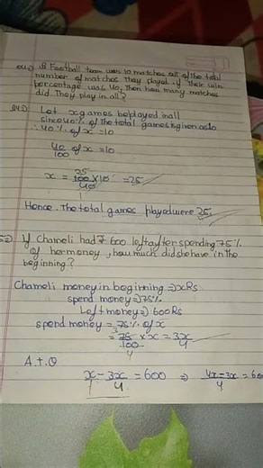 class 8th maths chapter comparing quantity exercise 8.1