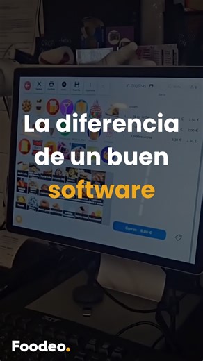 Foodeo | App & TPV hostelería | Todo en 1 para tu restaurante on Instagram: "La diferencia entre trabajar con un TPV que te complica el día… y trabajar con uno que te lo pone fácil, se nota. Menos errores, menos caos y más control desde un solo lugar. Así se trabaja mejor. #hosteleria #restaurantes #tpv #gestionhosteleria #baresyrestaurantes #softwarehosteleria"