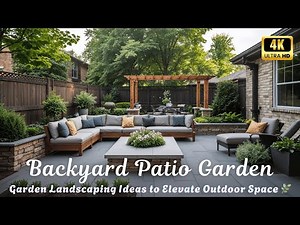Stunning Backyard Patio Garden Landscaping Ideas to Elevate Your Outdoor Space 🌿✨