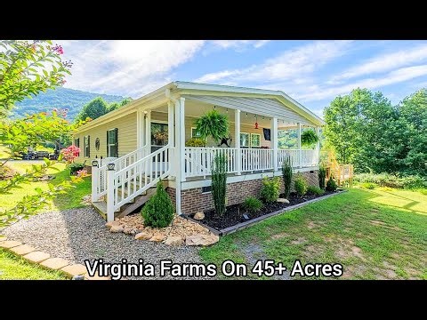 Virginia Farms On 45+ Acres | $399k | VA Real Estate | Mountain Farms | Mini Farms | Investment