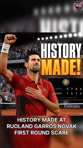 French Open 2026: Novak Djokovic Makes Grand Slam History After Epic Comeback Win