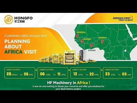 HF Machinery Africa visit customer collection#blockmakingmachine