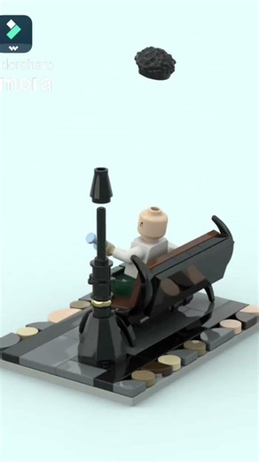 Lego bench design #lego #legocity #legomoc #design #3d #trending #reels