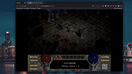 Behold, Diablo is fully playable in your browser