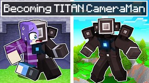 Becoming TITAN CAMERA Man in Minecraft!