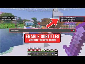 How To Enable Subtitles in Minecraft Bedrock Edition (2026)