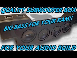 RAM 1500 AUDIO SUBWOOFER BOX FROM FROSTBITE BOX