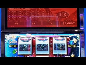 Jackpot on VGT Slot. Playing Electric WIld, Counting Cash, and Gems and jewels slots. Magic Slots