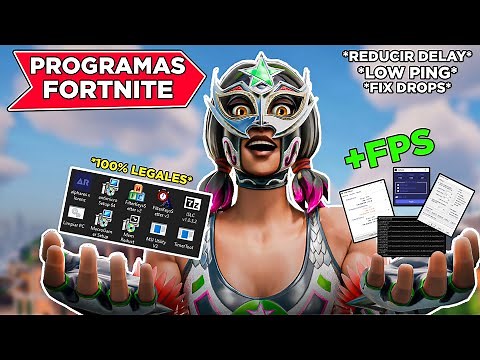 Los MEJORES PROGRAMAS Para FORTNITE (Fps Boost, Reducción del Delay Y Mas!)
