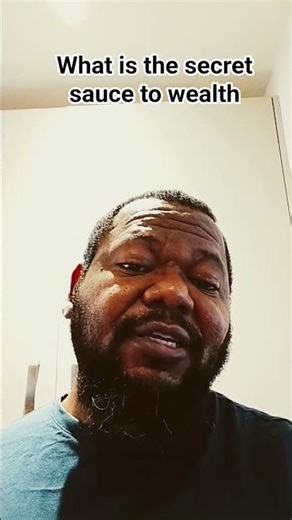 secret sauce to wealth #money