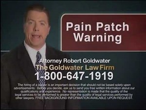 (FULL AND HIGHER QUALITY) Goldwater Law Firm - "Pain Patch linked to death" (2009)