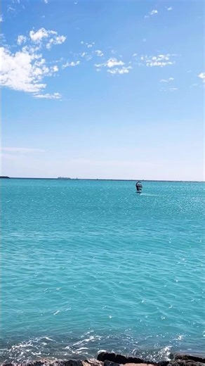 Wing foiling in paradise, #hawaii #oahu #hawaiibeach #ocean