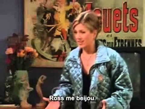 Ross and Rachel First Kiss - FRIENDS 2x07 - 2x08