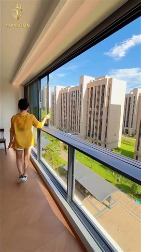 Modern Design Balcony Glass Sliding Window