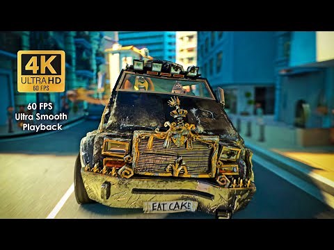 Madagascar 3 Europe's Most Wanted.. Car Chase 4K Remastered 60 FPS