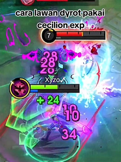 cara lawan dyrot pakai cecilion exp #MLBBxKOF #MLBBKOFSkinFreeTrial #MLBBxOPPO #fyp #trending