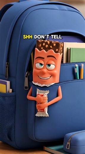 Inside Your Backpack… They’re All Talking 🎒😂 (Pixar Animation) #shorts
