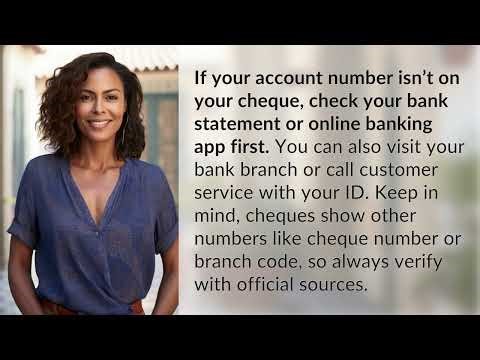 How Can I Find My Account Number if It's Missing from My Cheque?