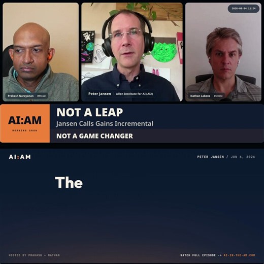 "ask them to boil water and they can't do it 20% of the time"Peter Jansen, Research Scientist at Ai2, says current AI science models still fail basic benchmark tasks far too often."They're really terrible at that""you gotta pay attention to all the really simple ways that they break"@peterjansen_ai