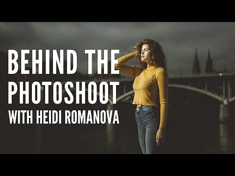 Heidi Romanova - The one shot photoshoot challenge in Basel