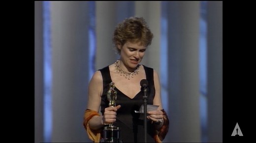 Rachel Portman becomes the first female composer to win for scoring with her award for Original Musical or Comedy Score for 'Emma.' Check back every day for a new moment and watch the #Oscars LIVE on Sunday, March 12th at 8e/5p! 26 days til #Oscars95" | The Academy