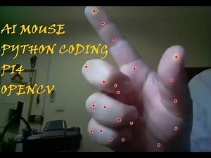 AI virtual mouse + 1 ch relay for Raspberry pi4 with opencv and mediapipe