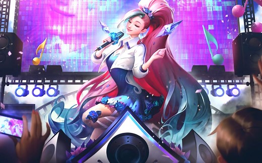 【英雄联盟】K/DA ALL OUT 萨勒芬妮预览