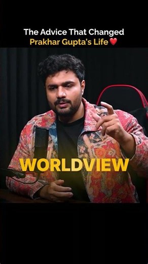 The Advice That Changed Prakhar Gupta's Life. 🔥 #PrakharGupta #Podcast #PodcastClips