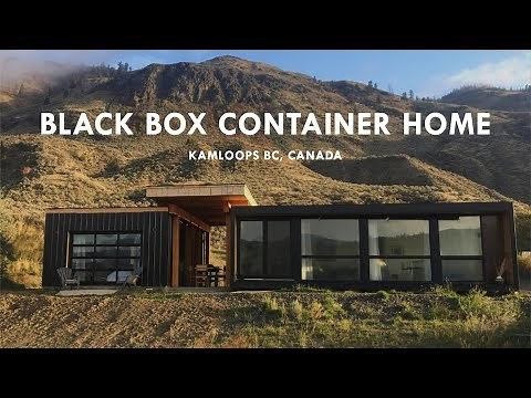 Black Box Container Home in Kamloops British Columbia Canada
