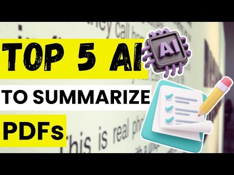📄 TOP 5 Best AI Tools to Summarize PDFs in 2026 | Top 5 PDF Summary Generators