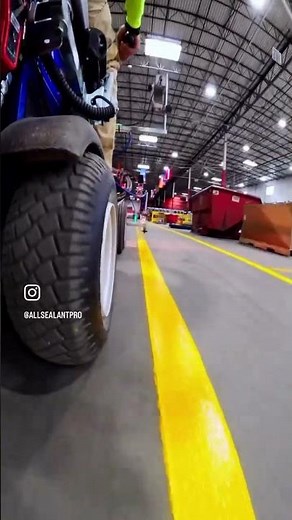 Precision, safety, and efficiency! Watch as we install a high-visibility safety walkway