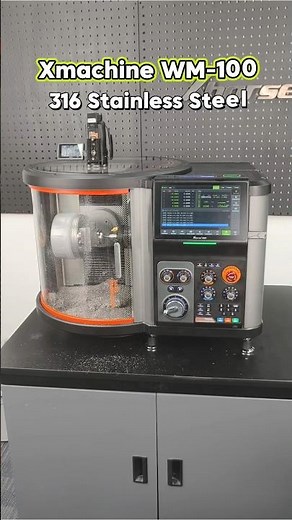 5-axis Desktop CNC Milling 316 Stainless Steel demo#xmachine #wm100 #xhorse3d #cncmachine