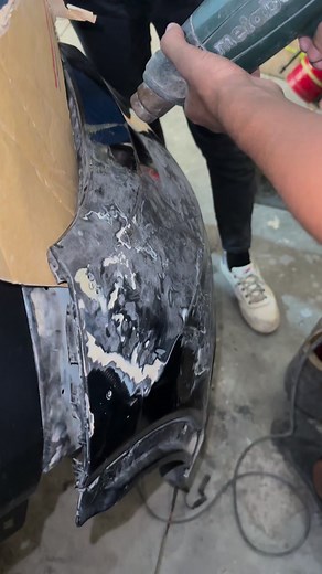 Plastic Bumper Repairing By Heat-gun!! | Rx Mechanic