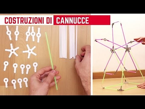 Come costruire di tutto con le cannucce: magia Strawbees!