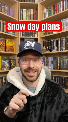 Snow day reading plans #booktube #reading #comfy #booktok #bookish #snowday