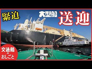 【緊迫】パイロットや船員を支える交通船のお仕事。大型船への送迎シーンを一挙公開