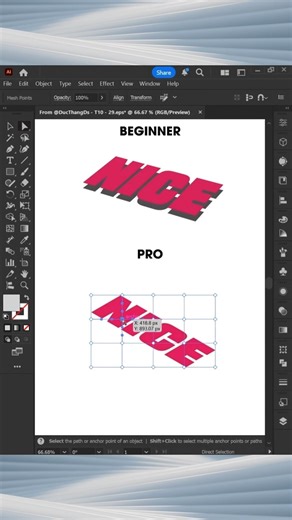 How to Create Isometric 3D Text in Adobe Illustrator 2026 ( Pro Technique) #illustrator #adobe