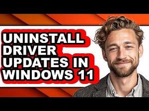 How to Uninstall Driver Updates in Windows 11 (only Way)