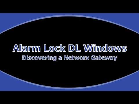 Discovering a Networx gateway in DL Windows 5.5.3