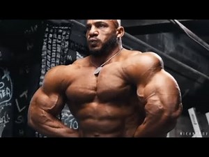 big ramy bodybuilder in hard works exercise nice performance the bodybuilding competition