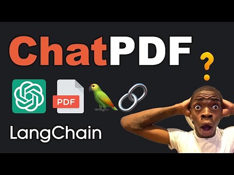 8 Minutes LangChain OpenAI Beginner Tutorial | ChatGPT with your PDF