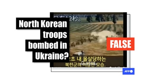 Video game footage misrepresented as 'massacred North Korean troops'