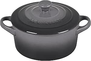 Le Creuset Stoneware Mini Round Cocotte, 14 oz., Oyster